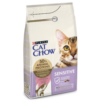 CAT CHOW Sensitive com Salmão